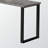 Eline Gray Finish L Shape Computer Desk with Black Metal Legs, 31.12" H X 71.78" W X 59.81" D