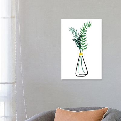 Italian Herbs by Modern Tropical - Wrapped Canvas Gallery-Wrapped Canvas Giclée