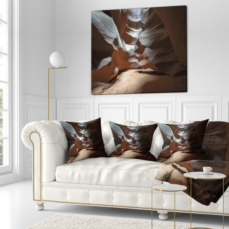 Coussin Antelope Canyon, 16 po x 1 po, Coussin décoratif