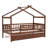Wooden House Bed With  Trundle-781824788