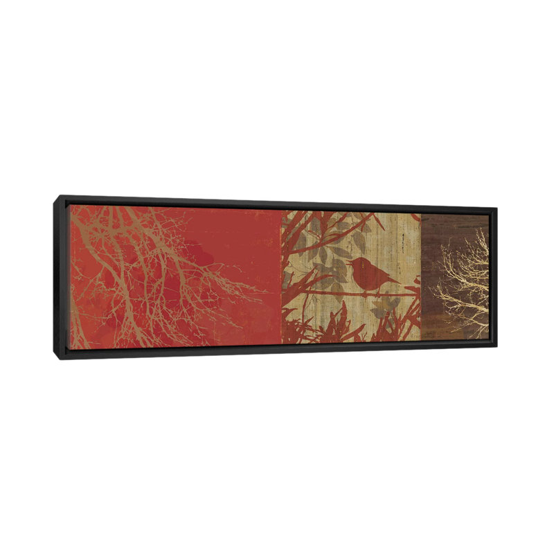 «Out On A Limb I» par PI Studio - Estampe numérique sur toile tendue avec châssis, H 12 po x l 36 po x P 1,5 po, Cadre noir