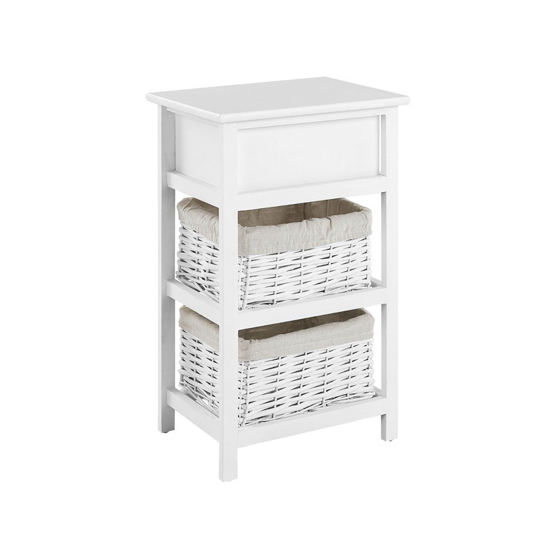 Heller 39cm W Manufactured Wood Bedside Table