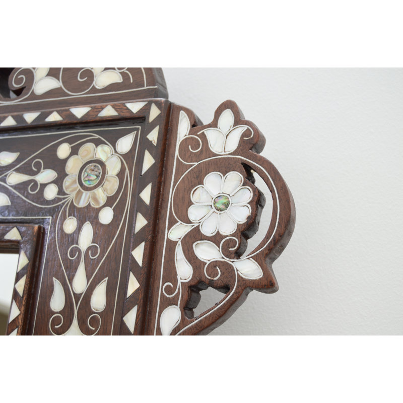 Syrian Arch Solid Wood Wall Mirror