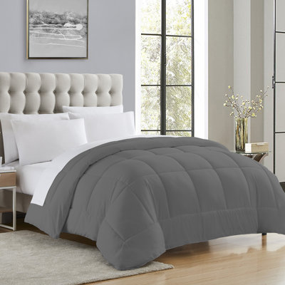 All Season Down Alternative Solid & Reversible Comforter