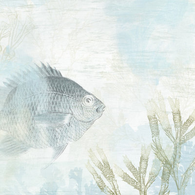 Silver Swimmer - Wrapped Canvas Print