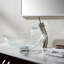 Lavabo de salle de bain vasque circulaire en cristal avec robinet-6985771