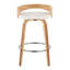 Tabouret de comptoir de style moderne Mid-Century Grotto