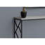 Console de style moderne - Stratifié gris, métal noir pour cadre de hall d'entrée stratifié, design