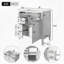 Meuble-lavabo de 30 po avec lavabo supérieur, armoire de rangement moderne avec 2 tiroirs et un tiroir basculant-739388781-738506382