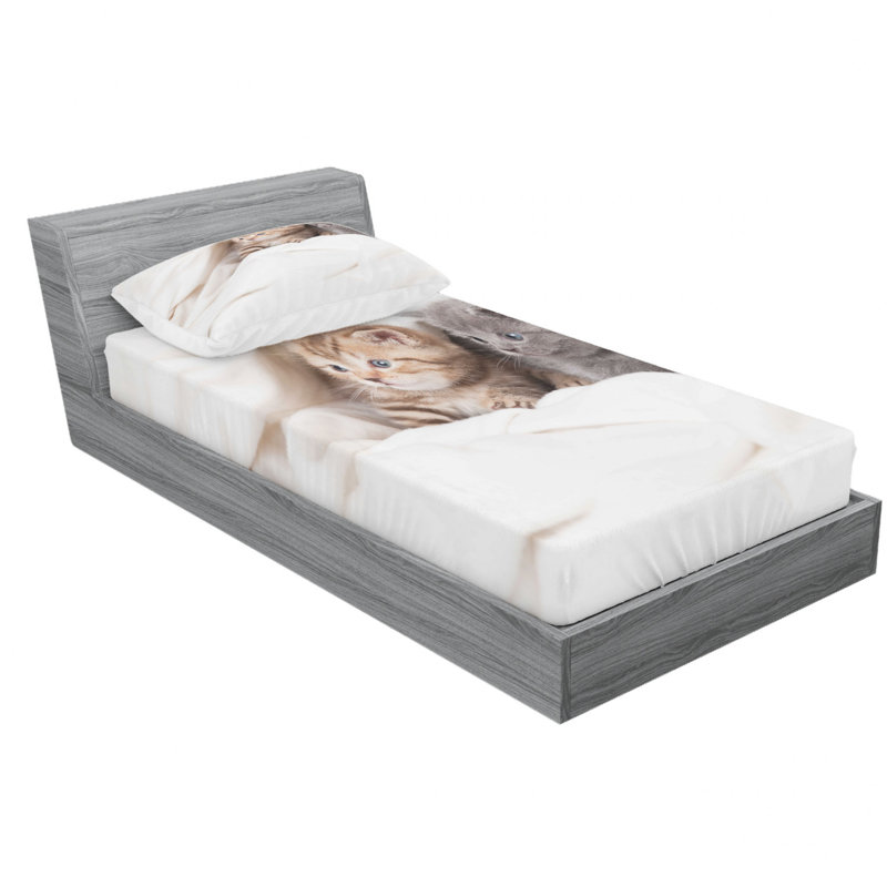 Microfiber Sheet Set, Twin XL Sheet Set with Fitted Sheet