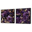 Cousteau - Ensemble de 2 collages carrés botaniques abstraits-101860094-101860097