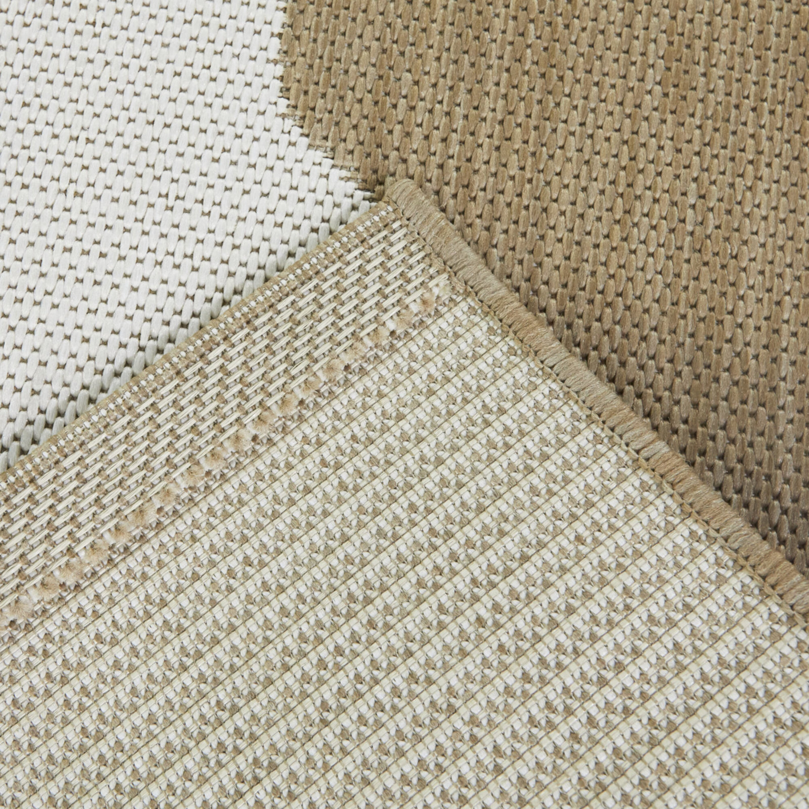 Emmie Tan Indoor/Outdoor Rug, Rectangle 7'10" x 10'