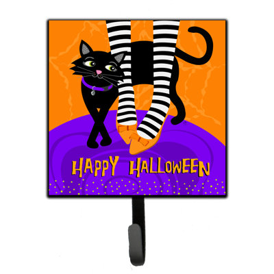 Organisateur de la clé murale en pieds d’halloween avec crochets clés Bednar