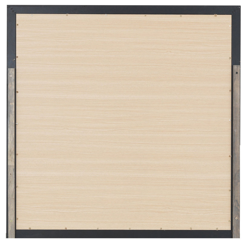 Accessoire de miroir moderne de conception moderne - Finition stratifiée de haute qualité, verre transparent à faible épaisseur, pour montage sur la commode