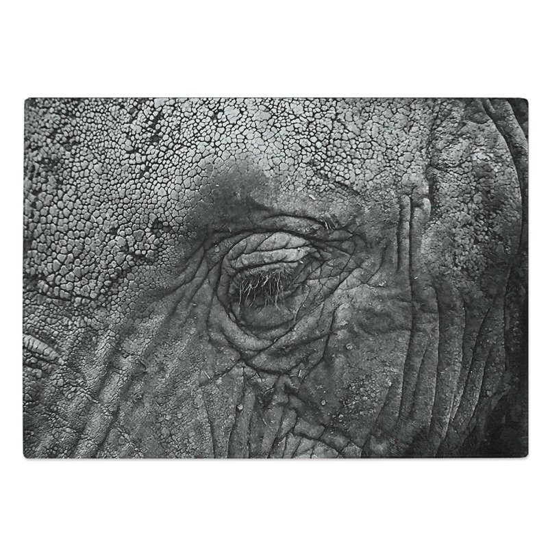 Glass Elephant Chopping Board, 28.5 cm W x 20 cm L