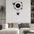 Atreo 9.5" Metal Wall Clock