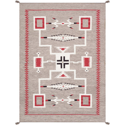 5'X8' Southwestern Area Rug in Mocha