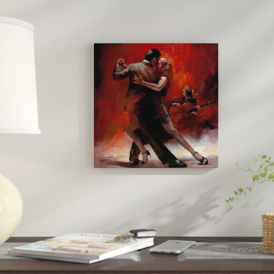 «Tango Argentino II» par willem haenraets - reproduction sur toile tendue sur châssis