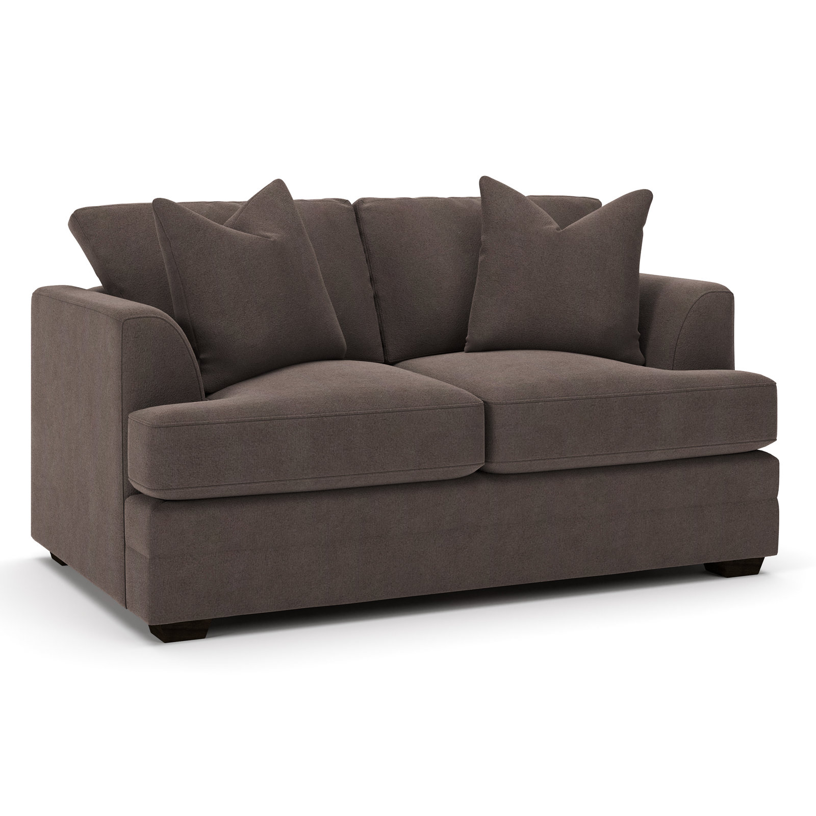 Edan 66" Cotton Sofa, Bella Ash Performance Velvet
