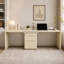 Bureau double caisson en L 90,3 po à 3 tiroirs 90 °-1814550278