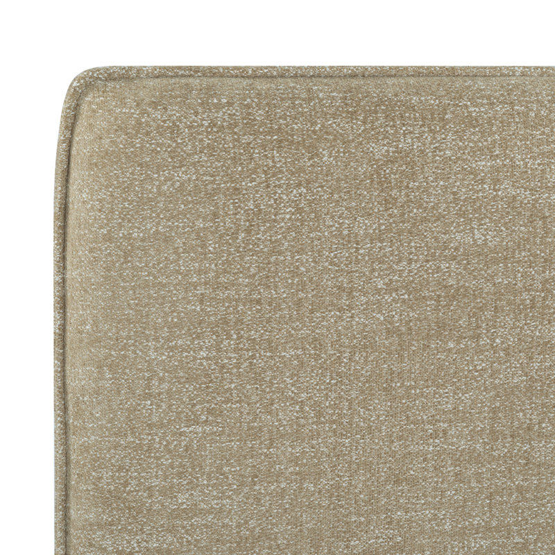 Callahan Upholstered Bed, King, Brown Faux Sherpa