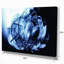 « fractal 3d blue glass pattern », impression sur toile tendue-18438659