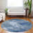 Arvaya Blue Washable Indoor-Outdoor Rug - -740191843