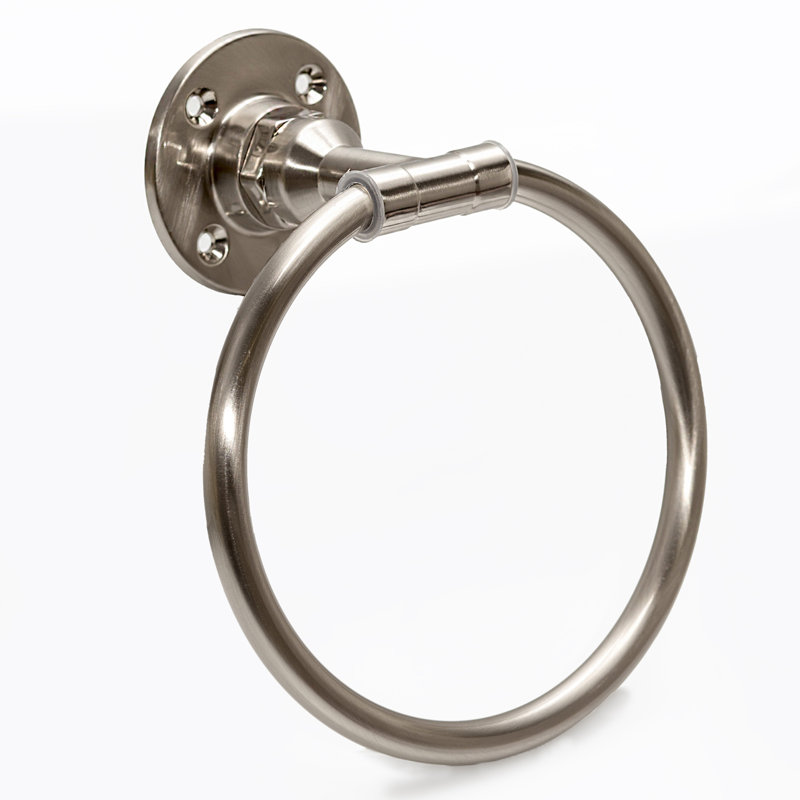 Rodina Towel Ring, Satin Nickel