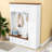 Entryway Hall Tree with Storage Bench, 4 Drawers, 2 Top Cabinets and 4 Hooks-129992825