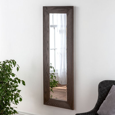Kymon Solid Wood Rectangle Wall Mirror