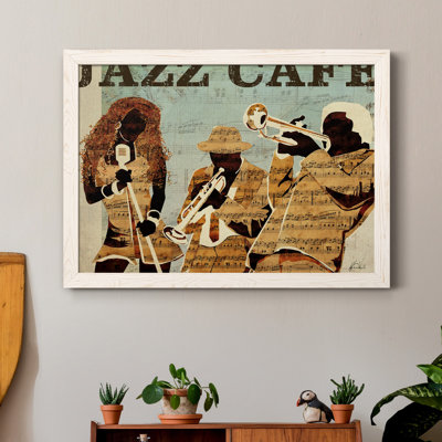 Jazz café - reproduction d'art sur toile