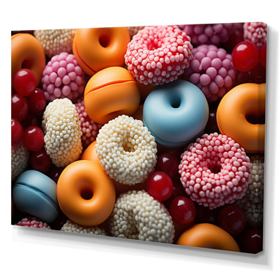 «Colorful Pop Art Candy II», reproduction sur toile
