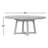 Pelia Extendable Pine Round Solid Wood Dining Table-119323464