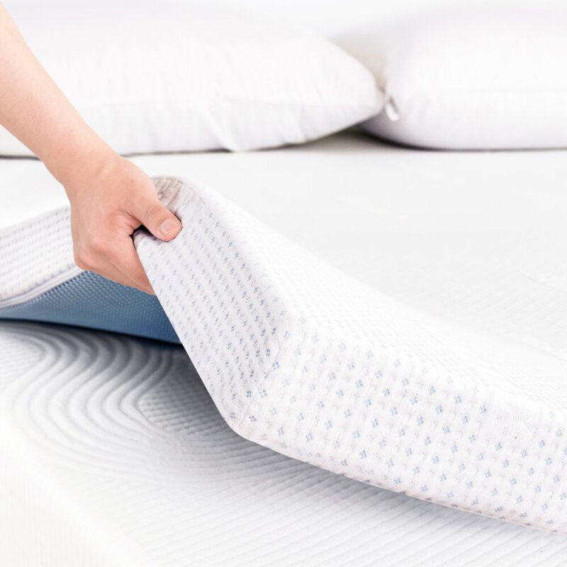 Housse de protection pour matelas à fermeture à glissière douce, Simple, 2"