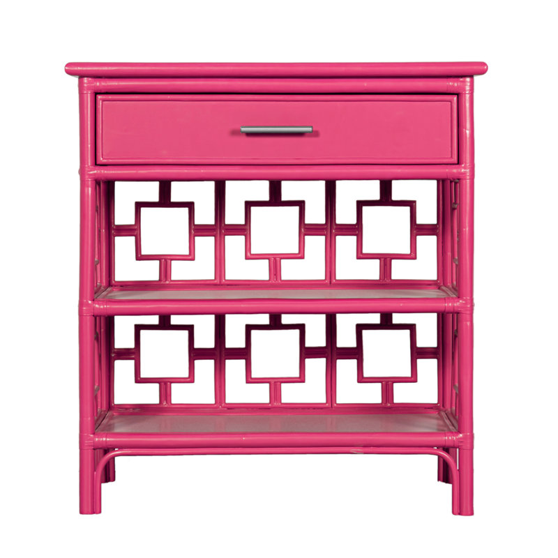 Sobe End Table, Hot Pink