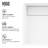 Montauk 17" L x 13" W x 5" H Matte White Handmade Rectangular Vessel Bathroom Sink
