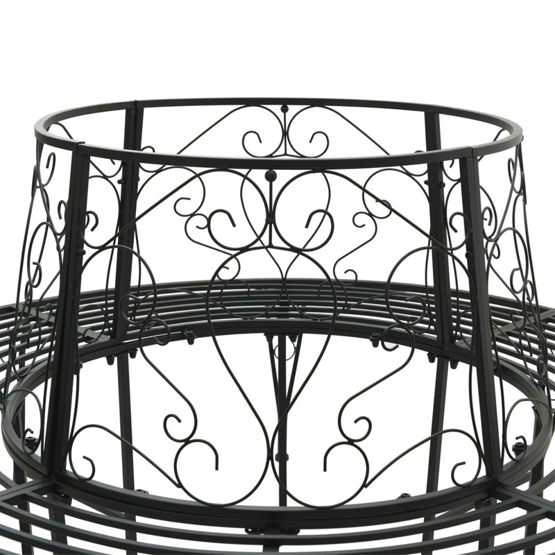 Outdoor Bench, Black