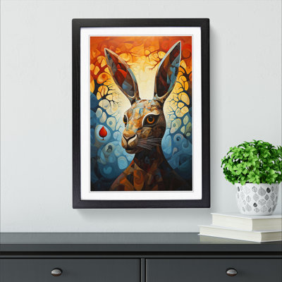 Hare Orphism Art - Framed Print