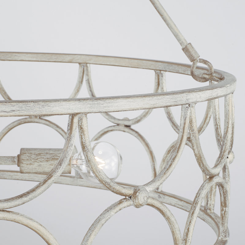 4 - Light Winter White Unique/Statement Pendant