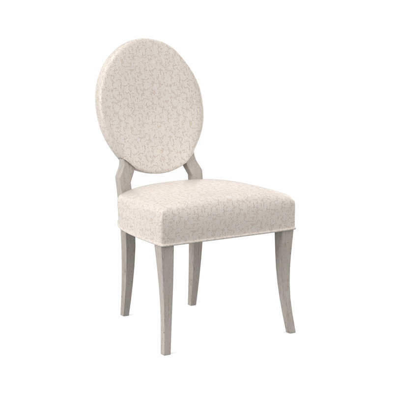 Chaise de salle à manger Cameo, Bisque, Filigrane ivoire 100% polyester