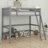 Solid Wood Loft Bed With Ladder-272117119