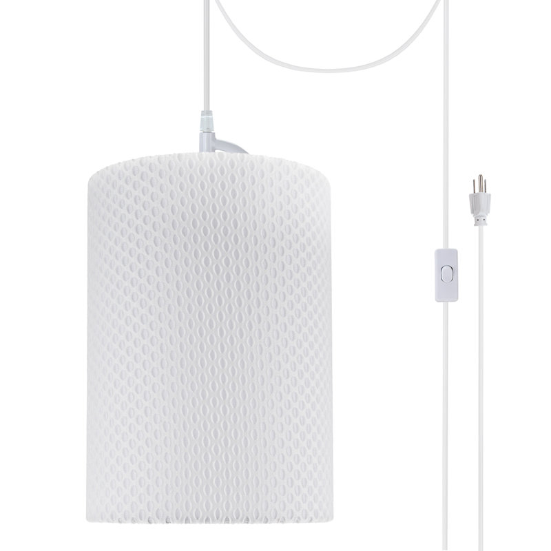 Hebden 1 - Light White Single Pendant, Off White