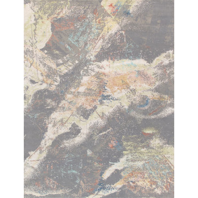 Hand Knotted Abstract Indoor Rug