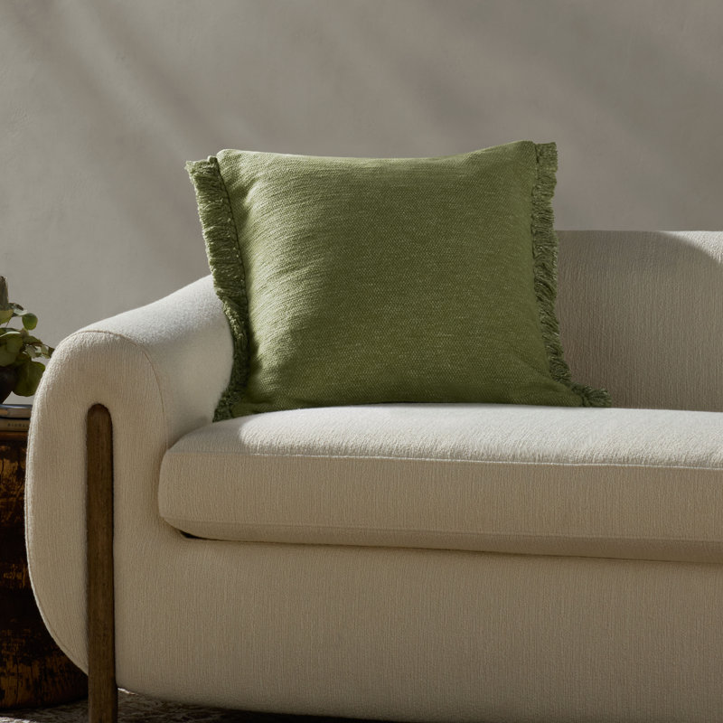 Magnolia Home by Joanna Gaines x Loloi Jett Accent Pillow, Down / Feather, Square 22"