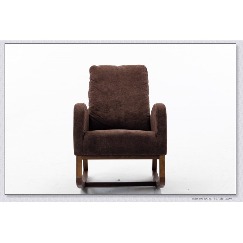 Chaise berçante confortable, Café