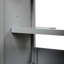 Meuble-lavabo moderne de 50 cm avec lavabo en céramique blanche et tablette de rangement. Vasque de 50 cm, tablette, porte à fermeture douce pour un design fonctionnel.
