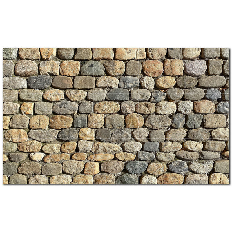 12'' x 12'' Satin Ceramic Decorative Mural