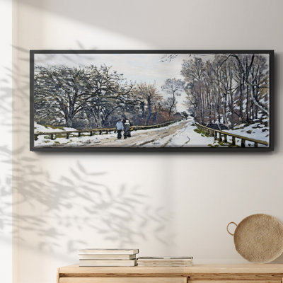 The Road to the Farm of Saint - Framed Canvas