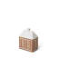 Gingerbread 6.1" Stoneware Tabletop Lantern