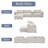 124" Chenile Sectional Modular Couch With With Storage Console And Movable Ottoman,Convertible L Shaped Sofa Couch With USB Charger For Living Room-2048751175